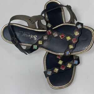 Vintage 60s, Sofwear leather Rhinestone shoes Houston Texas